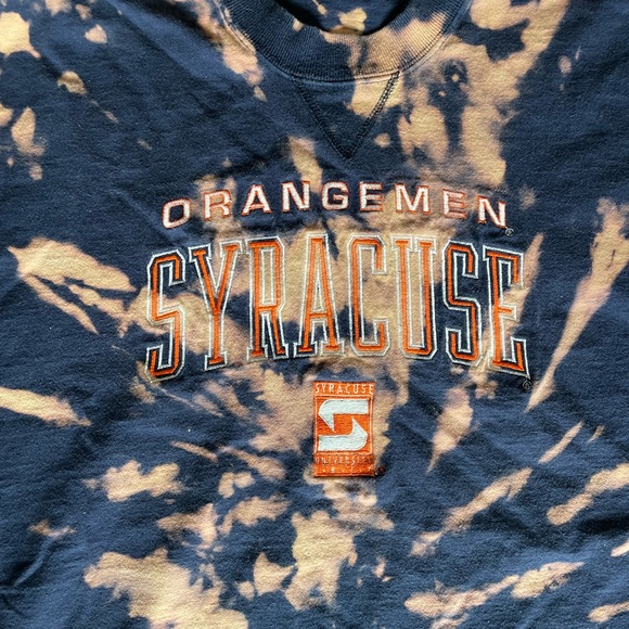Vintage Syracuse University Embroidered Tee Cuse Basketball Orangemen XXL - Picture 3 of 9